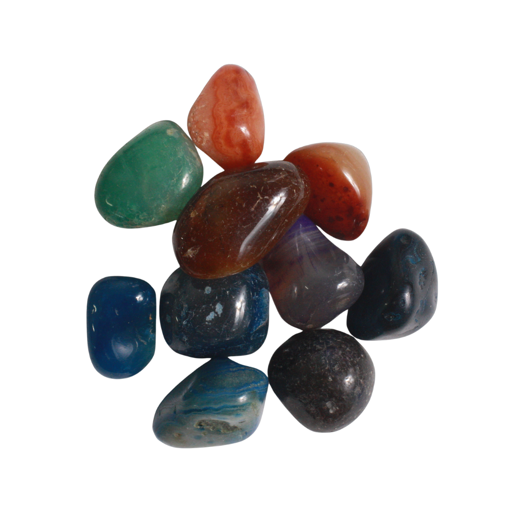 TUMBLED STONES - Agate (mix), Q2