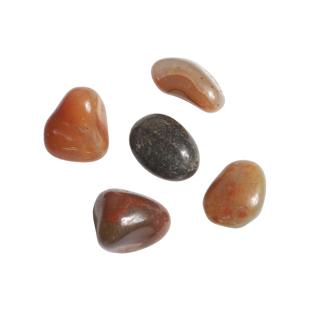 TUMBLED STONES - Agate Natural Colored, Q1