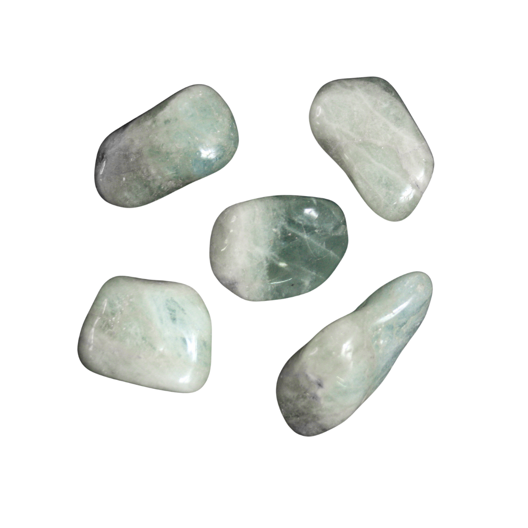 TUMBLED STONES - Aquamarine, EXTRA