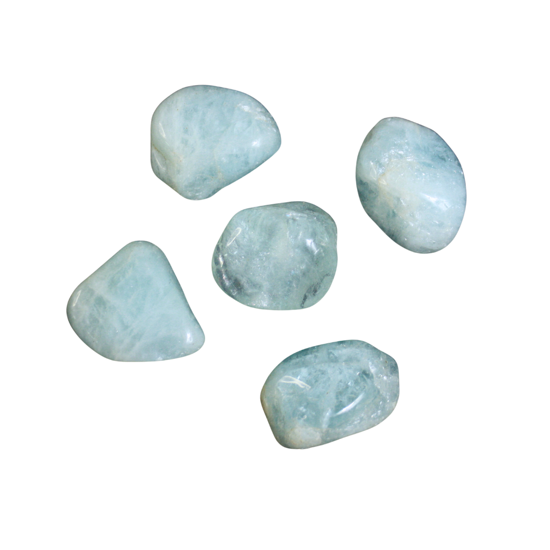 TUMBLED STONES - Aquamarine, SPECIAL