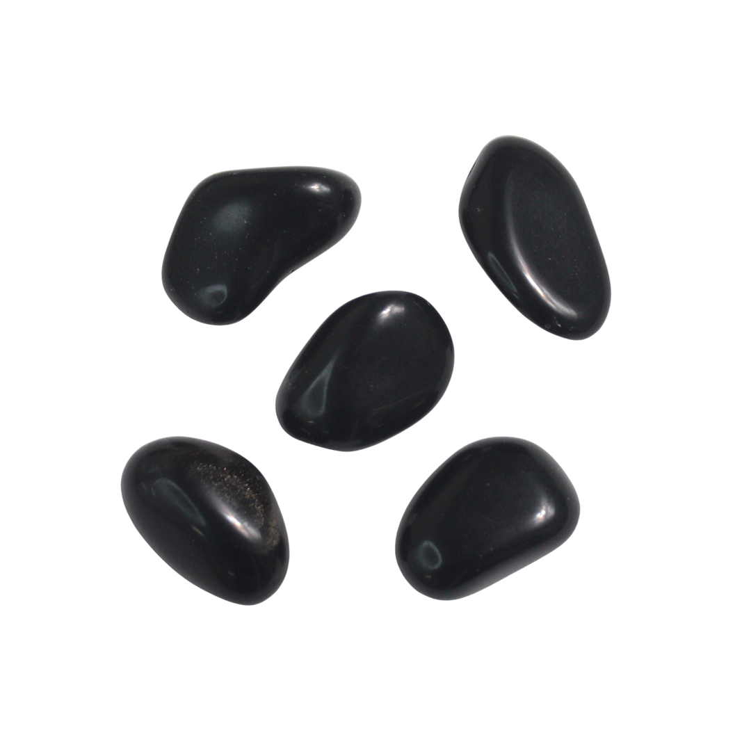 TUMBLED STONES - Black Obsidian, Q1