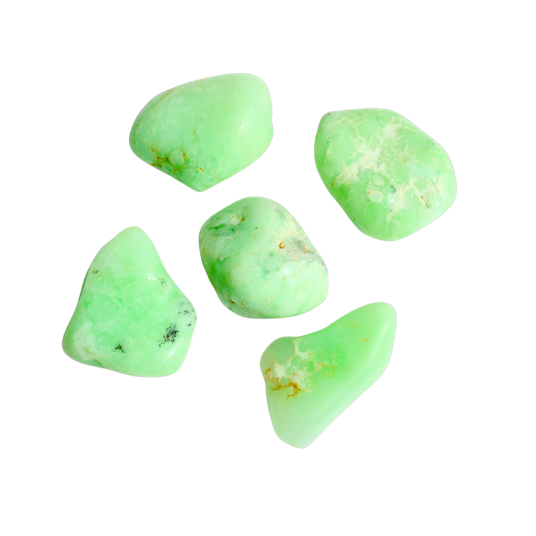 TUMBLED STONES - Chrysoprase, SPECIAL