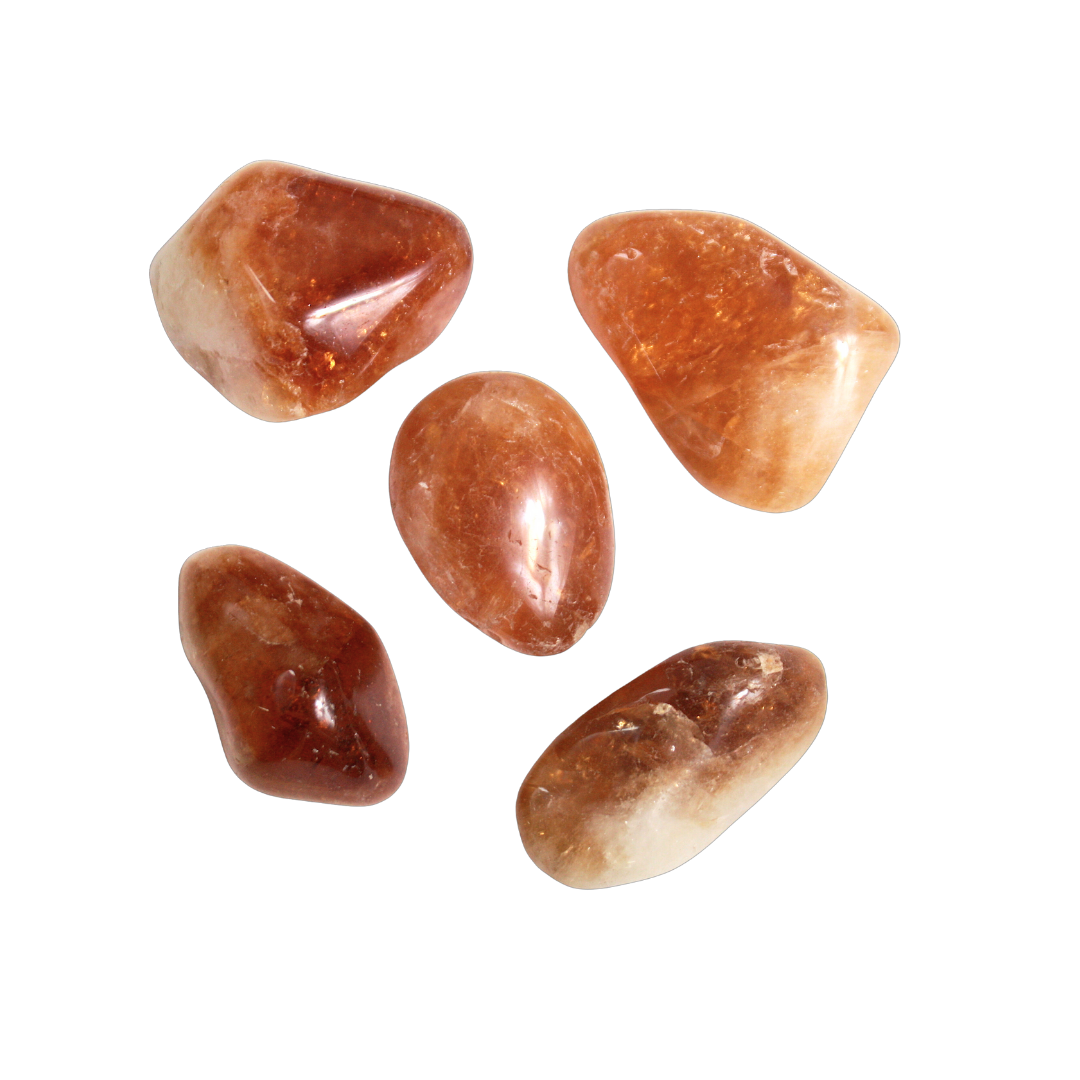 TUMBLED STONES - Citrine, EXTRA