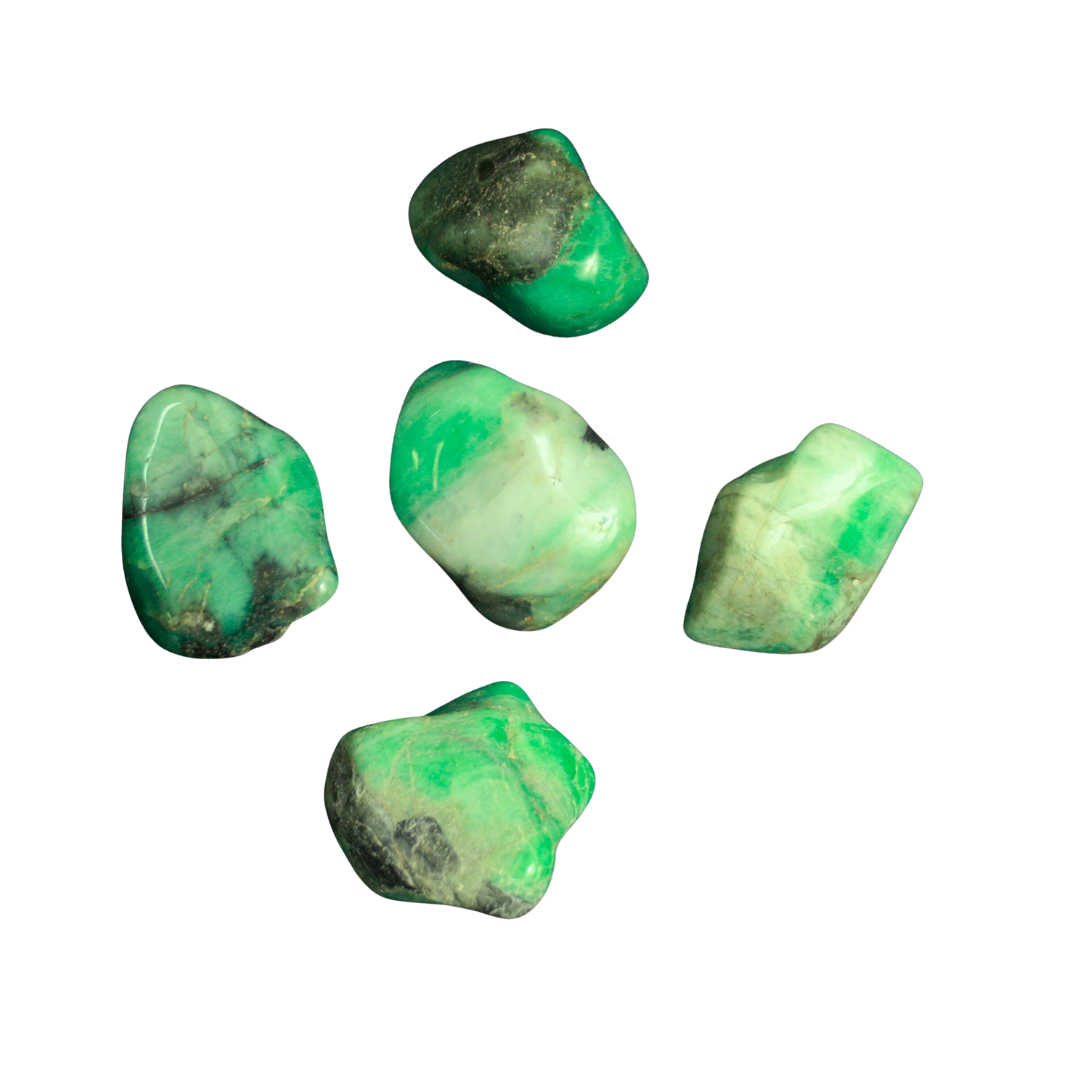 TUMBLED STONES - Emerald, EXTRA