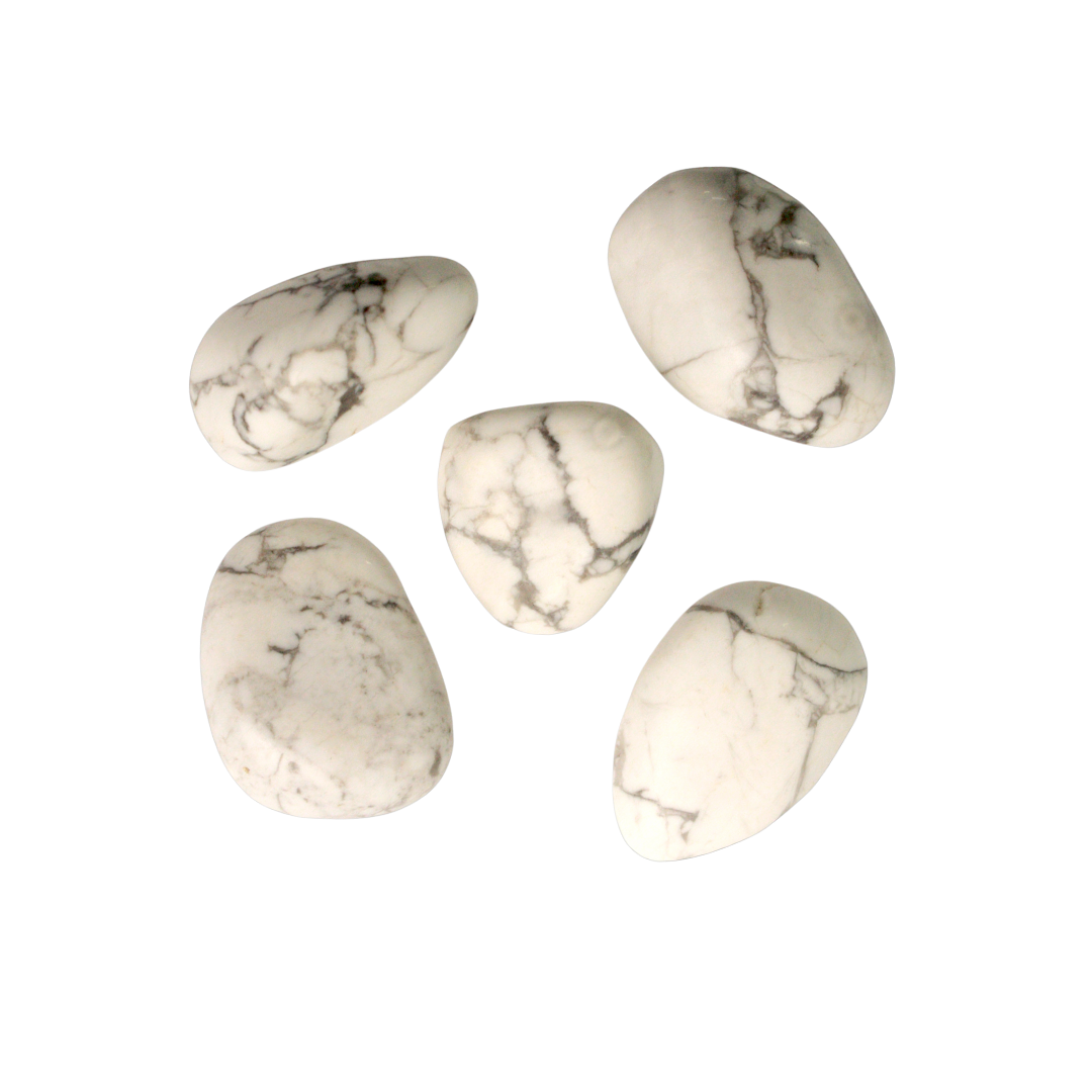 TUMBLED STONES - Howlite, Q1