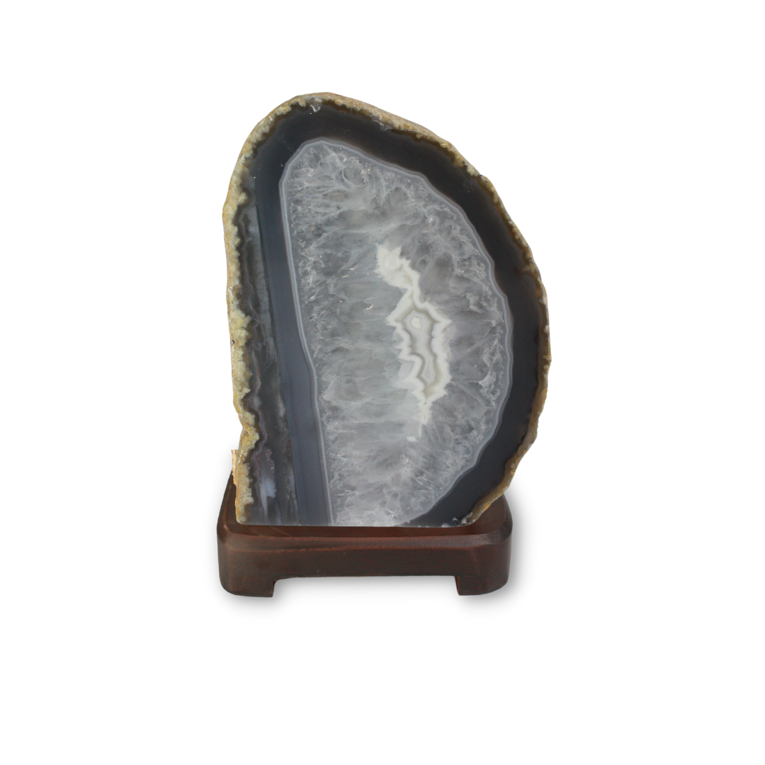 BOOKEND - Agate Natural colored Polished Q1