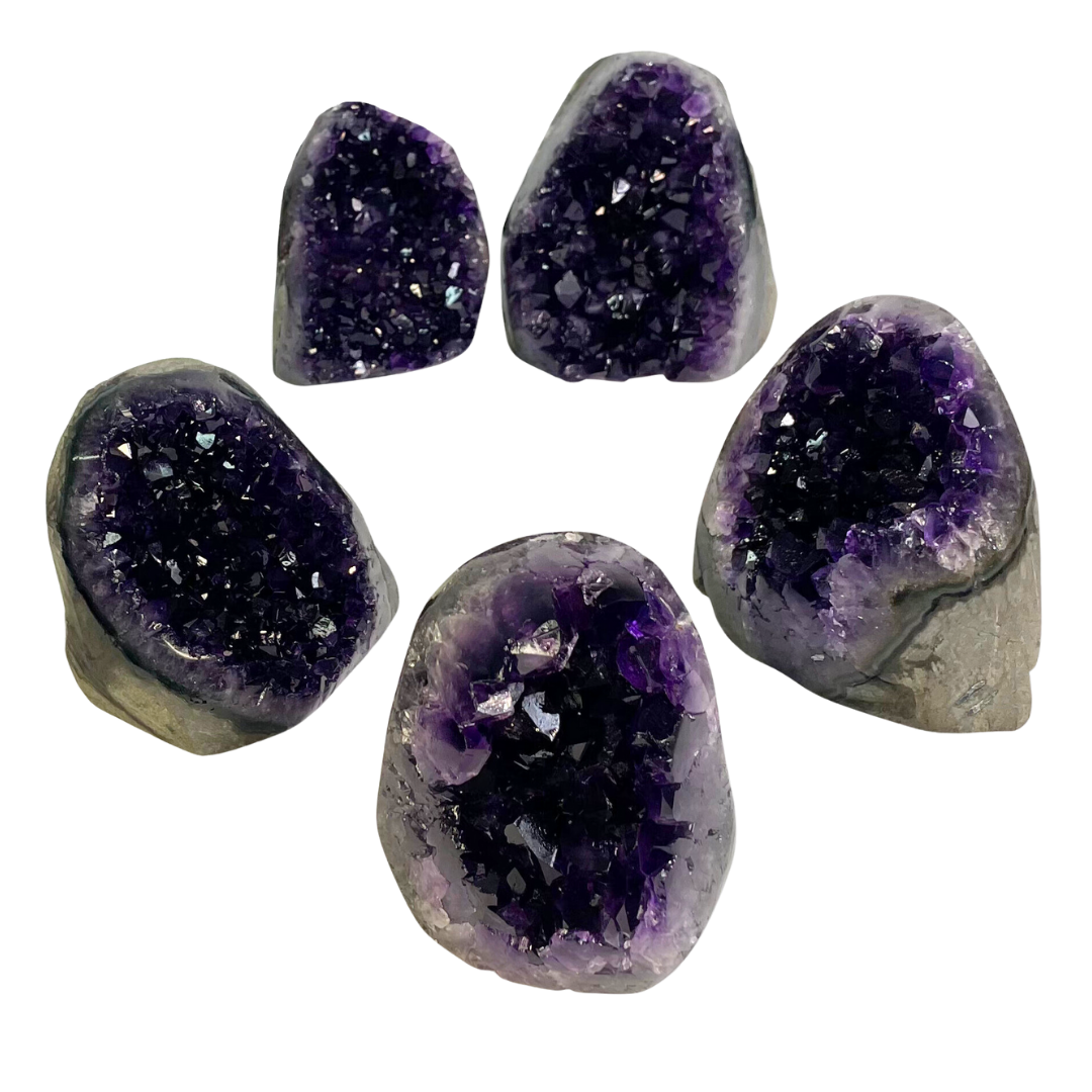 CUT BASE - Amethyst, Uruguay, Polished, EXTRA