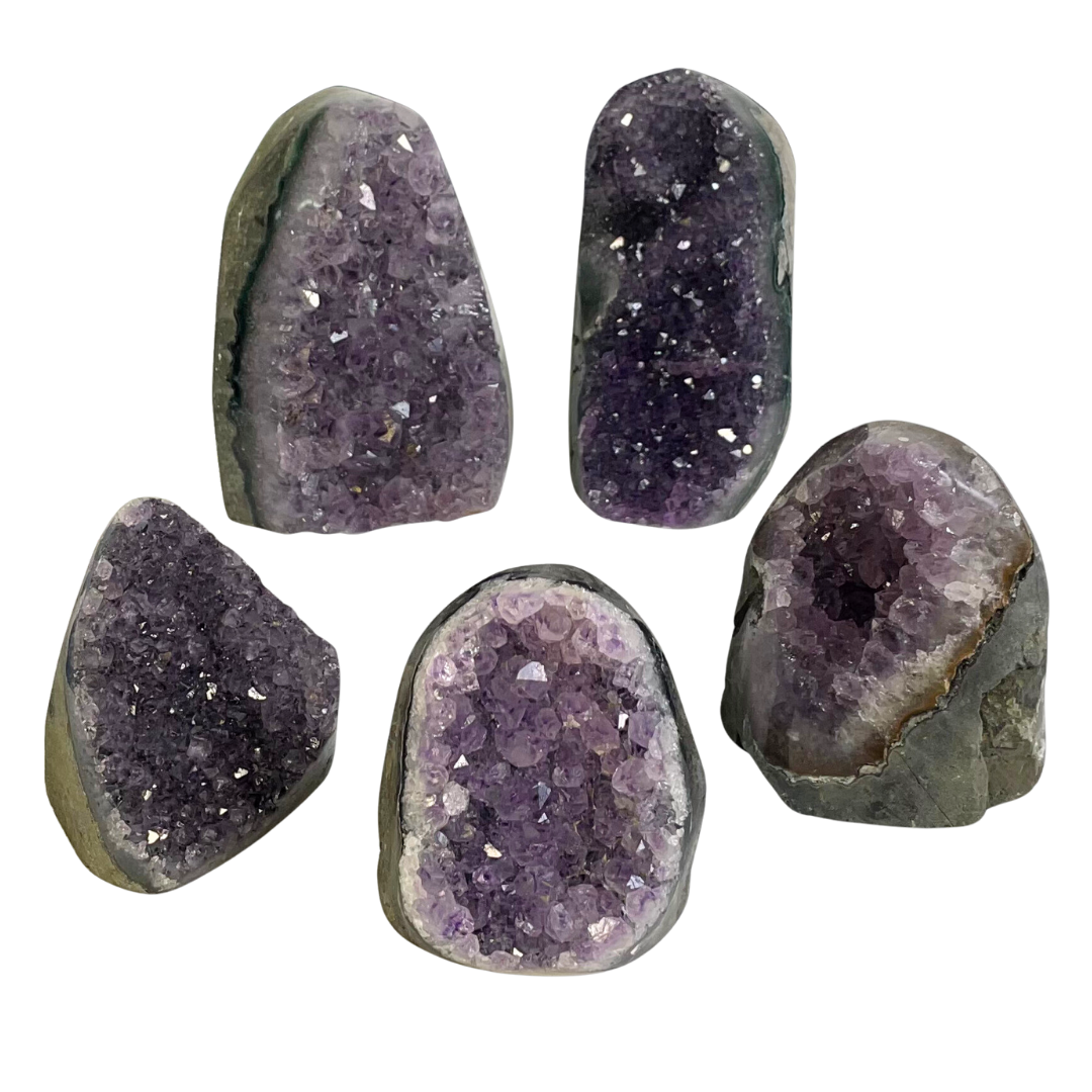 CUT BASE - Amethyst, Uruguay, Polished, Q5