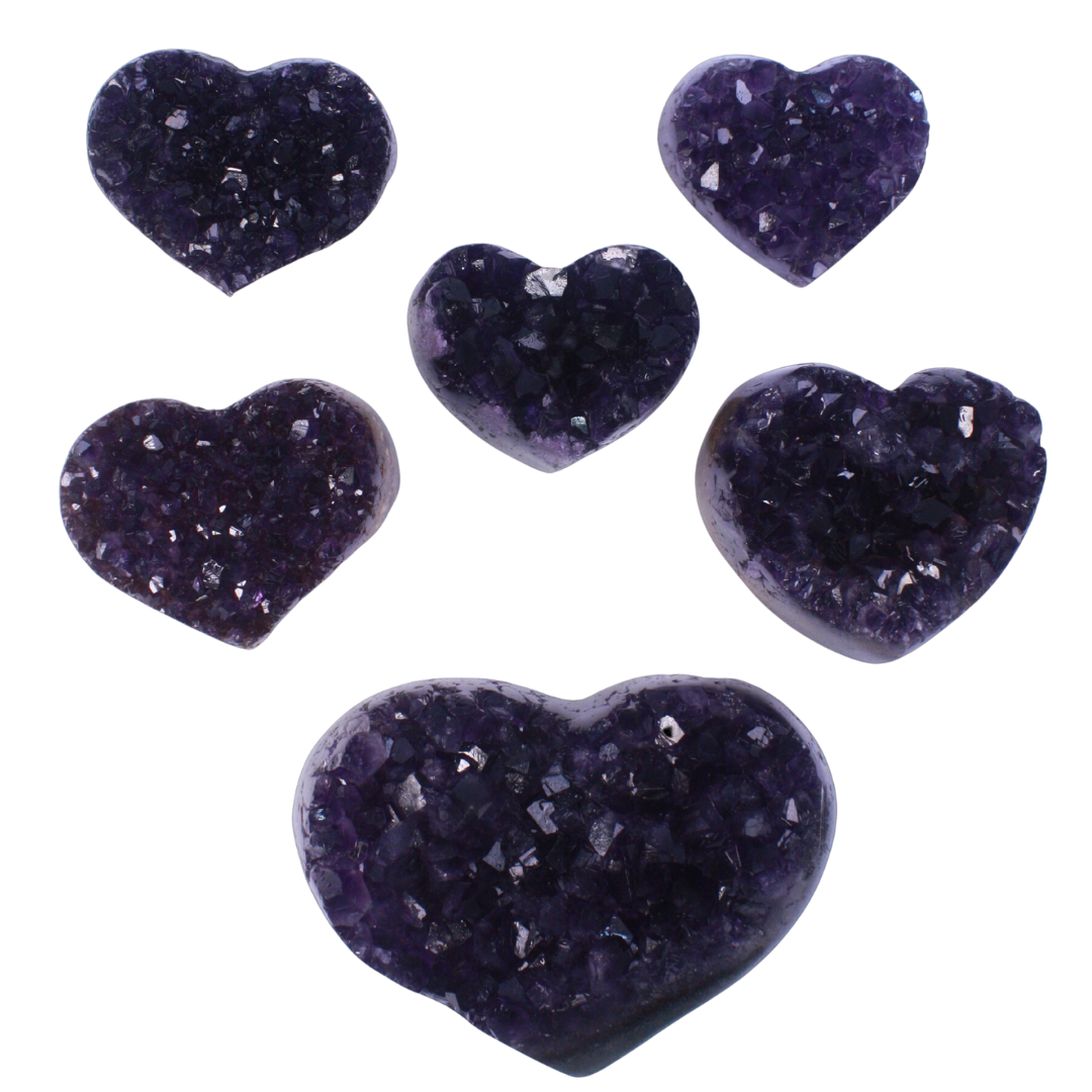 HEARTS - Druzy Polished, Q1