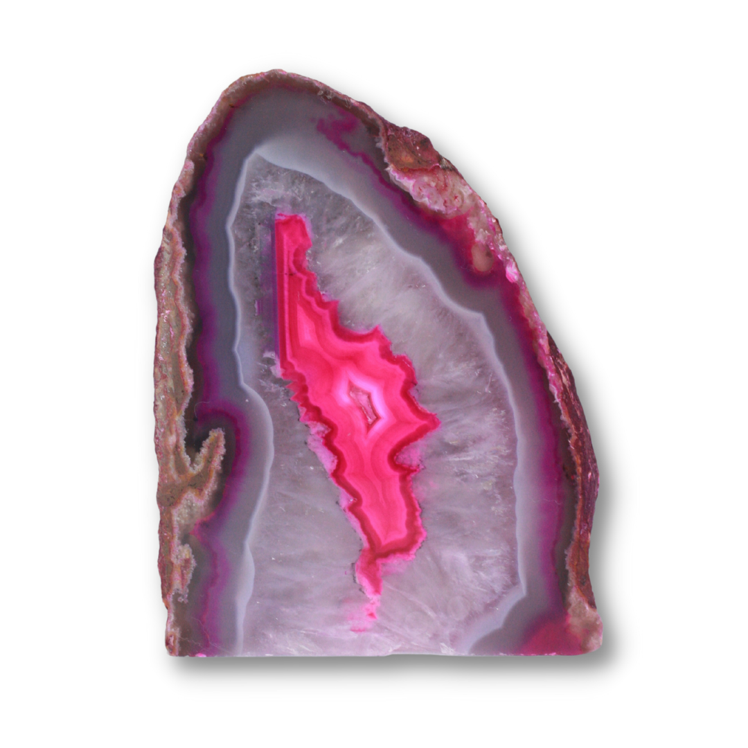 BOOKEND - Agate Pink Polished Q2