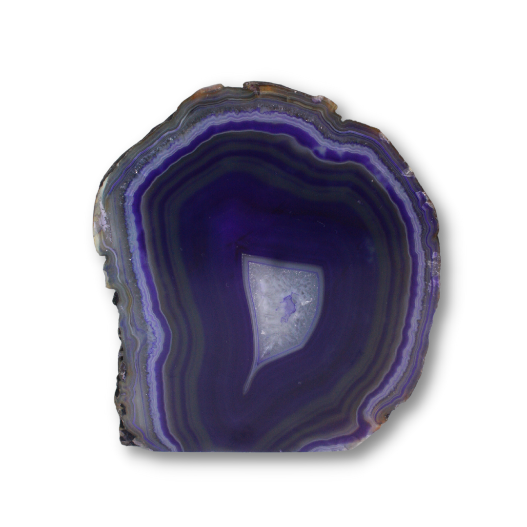 BOOKEND - Agate Purple Polished Q2