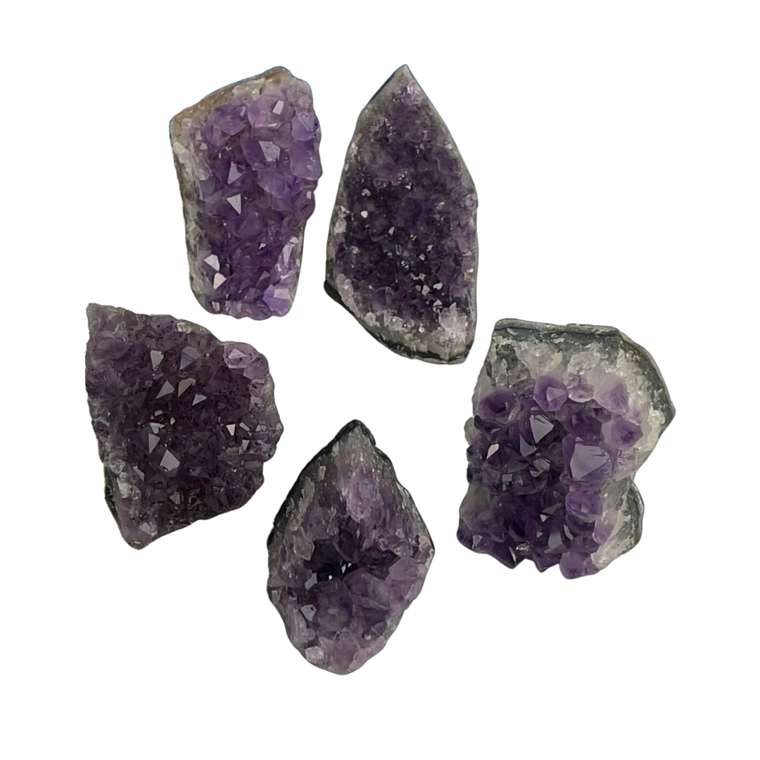 Cut base Amethyst, Uruguay, Natural, Q5