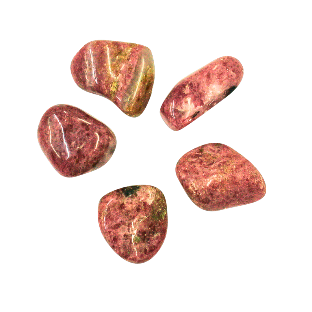 TUMBLED STONES- Rhodonite, EXTRA