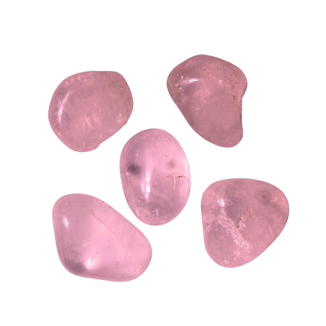 TUMBLED STONES - Rose Quartz, EXTRA